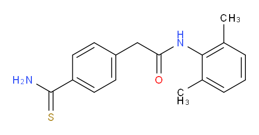 2-(4-carbamothioylphenyl)-N-(2,6-dimethylphenyl)acetamide