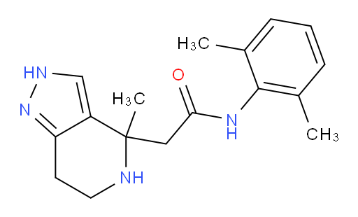 N-(2,6-dimethylphenyl)-2-(4-methyl-4,5,6,7-tetrahydro-2H-pyrazolo[4,3-c]pyridin-4-yl)acetamide