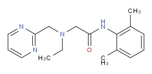 N-(2,6-dimethylphenyl)-2-(ethyl(pyrimidin-2-ylmethyl)amino)acetamide
