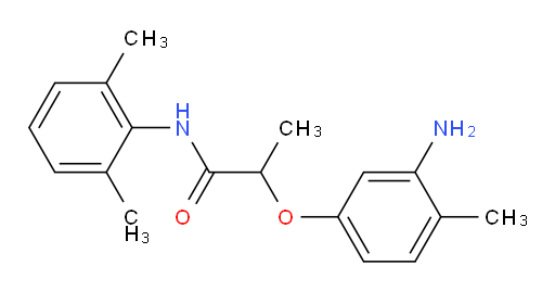 2-(3-amino-4-methylphenoxy)-N-(2,6-dimethylphenyl)propanamide
