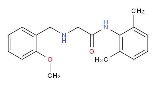 N-(2,6-dimethylphenyl)-2-((2-methoxybenzyl)amino)acetamide