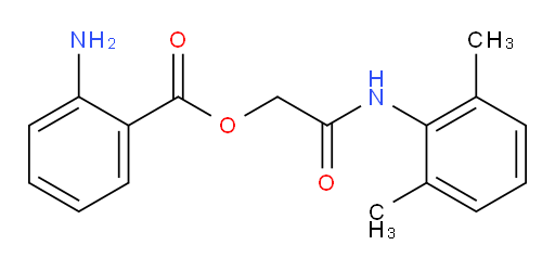 2-((2,6-dimethylphenyl)amino)-2-oxoethyl 2-aminobenzoate