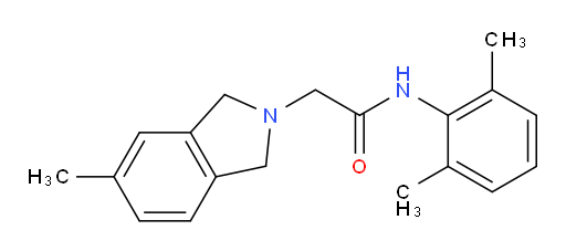 N-(2,6-dimethylphenyl)-2-(5-methylisoindolin-2-yl)acetamide