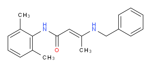 (E)-3-(benzylamino)-N-(2,6-dimethylphenyl)but-2-enamide