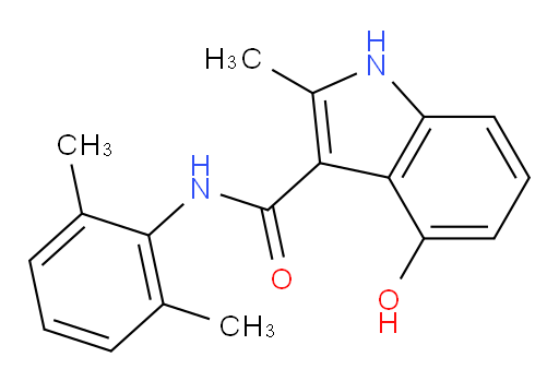 N-(2,6-dimethylphenyl)-4-hydroxy-2-methyl-1H-indole-3-carboxamide