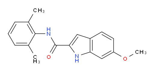 N-(2,6-dimethylphenyl)-6-methoxy-1H-indole-2-carboxamide