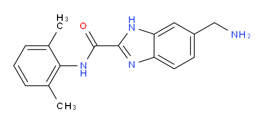 6-(aminomethyl)-N-(2,6-dimethylphenyl)-1H-benzo[d]imidazole-2-carboxamide