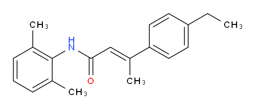 (E)-N-(2,6-dimethylphenyl)-3-(4-ethylphenyl)but-2-enamide