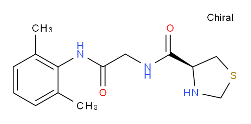 (S)-N-(2-((2,6-dimethylphenyl)amino)-2-oxoethyl)thiazolidine-4-carboxamide