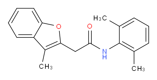 N-(2,6-dimethylphenyl)-2-(3-methylbenzofuran-2-yl)acetamide