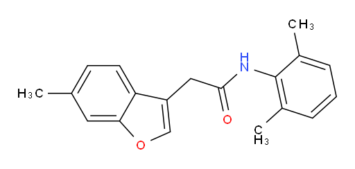 N-(2,6-dimethylphenyl)-2-(6-methylbenzofuran-3-yl)acetamide