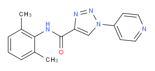 N-(2,6-dimethylphenyl)-1-(pyridin-4-yl)-1H-1,2,3-triazole-4-carboxamide
