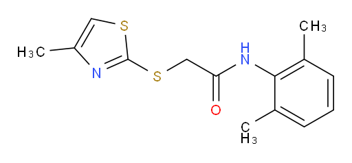 N-(2,6-dimethylphenyl)-2-((4-methylthiazol-2-yl)thio)acetamide