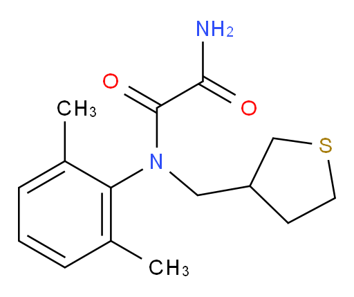 N1-(2,6-dimethylphenyl)-N1-((tetrahydrothiophen-3-yl)methyl)oxalamide