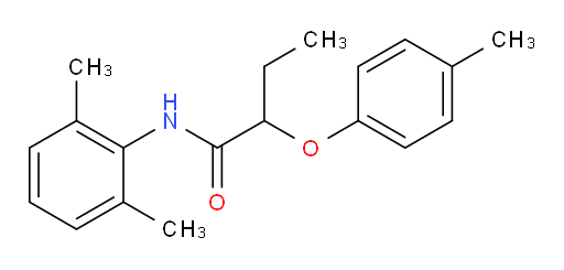 N-(2,6-dimethylphenyl)-2-(p-tolyloxy)butanamide