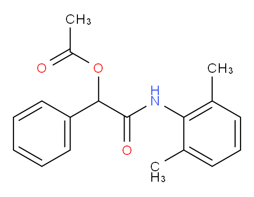 2-((2,6-dimethylphenyl)amino)-2-oxo-1-phenylethyl acetate