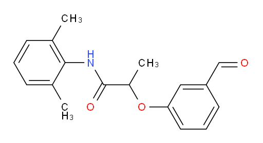 N-(2,6-dimethylphenyl)-2-(3-formylphenoxy)propanamide