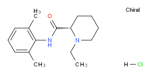 (S)-N-(2,6-dimethylphenyl)-1-ethylpiperidine-2-carboxamide hydrochloride