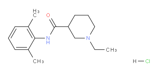 N-(2,6-dimethylphenyl)-1-ethylpiperidine-3-carboxamide hydrochloride