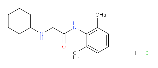 2-(cyclohexylamino)-N-(2,6-dimethylphenyl)acetamide hydrochloride