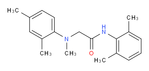 N-(2,6-dimethylphenyl)-2-((2,4-dimethylphenyl)(methyl)amino)acetamide