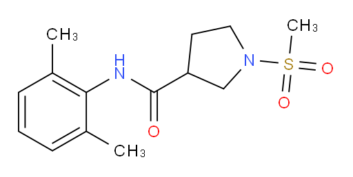 N-(2,6-dimethylphenyl)-1-(methylsulfonyl)pyrrolidine-3-carboxamide