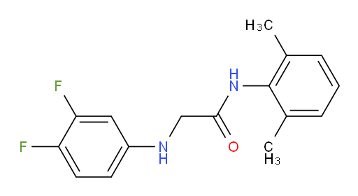 2-((3,4-difluorophenyl)amino)-N-(2,6-dimethylphenyl)acetamide