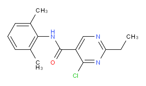 4-chloro-N-(2,6-dimethylphenyl)-2-ethylpyrimidine-5-carboxamide