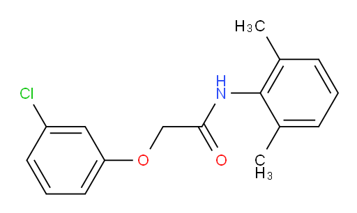 2-(3-chlorophenoxy)-N-(2,6-dimethylphenyl)acetamide