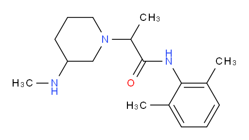 N-(2,6-dimethylphenyl)-2-(3-(methylamino)piperidin-1-yl)propanamide