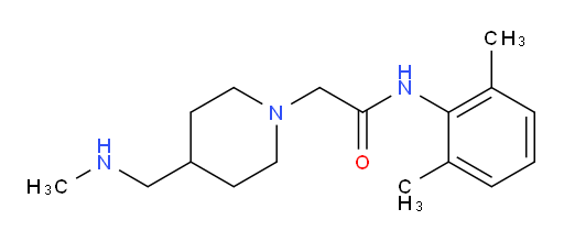 N-(2,6-dimethylphenyl)-2-(4-((methylamino)methyl)piperidin-1-yl)acetamide