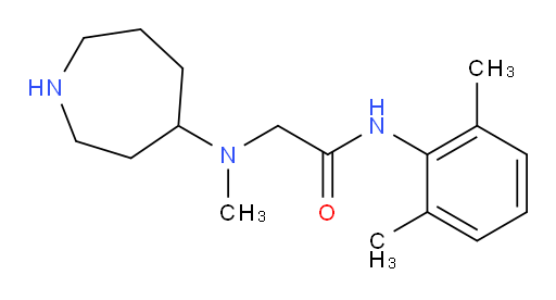2-(azepan-4-yl(methyl)amino)-N-(2,6-dimethylphenyl)acetamide