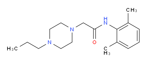 N-(2,6-dimethylphenyl)-2-(4-propylpiperazin-1-yl)acetamide