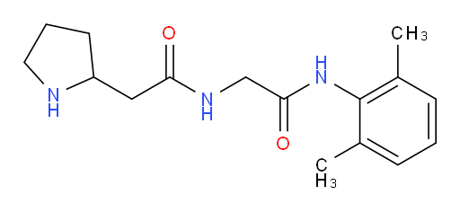 N-(2,6-dimethylphenyl)-2-(2-(pyrrolidin-2-yl)acetamido)acetamide