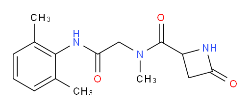N-(2-((2,6-dimethylphenyl)amino)-2-oxoethyl)-N-methyl-4-oxoazetidine-2-carboxamide
