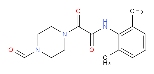 N-(2,6-dimethylphenyl)-2-(4-formylpiperazin-1-yl)-2-oxoacetamide