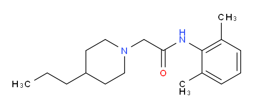 N-(2,6-dimethylphenyl)-2-(4-propylpiperidin-1-yl)acetamide
