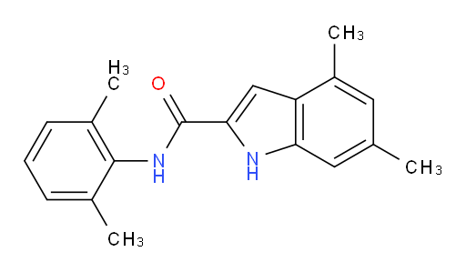 N-(2,6-dimethylphenyl)-4,6-dimethyl-1H-indole-2-carboxamide