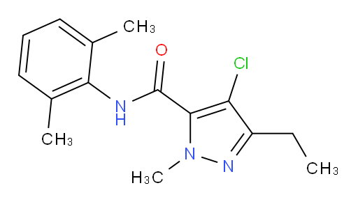 4-chloro-N-(2,6-dimethylphenyl)-3-ethyl-1-methyl-1H-pyrazole-5-carboxamide