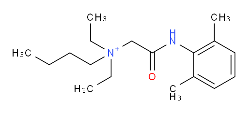 N-(2-((2,6-dimethylphenyl)amino)-2-oxoethyl)-N,N-diethylbutan-1-aminium