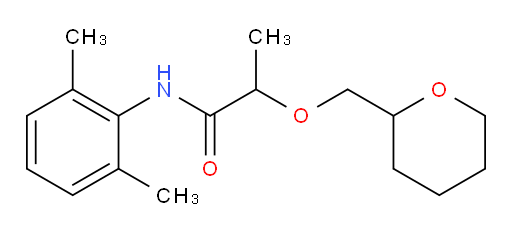 N-(2,6-dimethylphenyl)-2-((tetrahydro-2H-pyran-2-yl)methoxy)propanamide