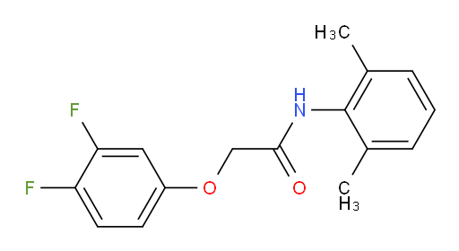 2-(3,4-difluorophenoxy)-N-(2,6-dimethylphenyl)acetamide
