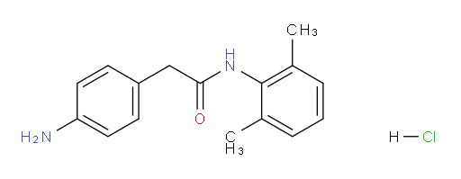2-(4-aminophenyl)-N-(2,6-dimethylphenyl)acetamide hydrochloride
