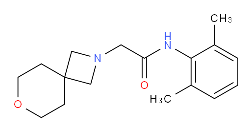 N-(2,6-dimethylphenyl)-2-(7-oxa-2-azaspiro[3.5]nonan-2-yl)acetamide