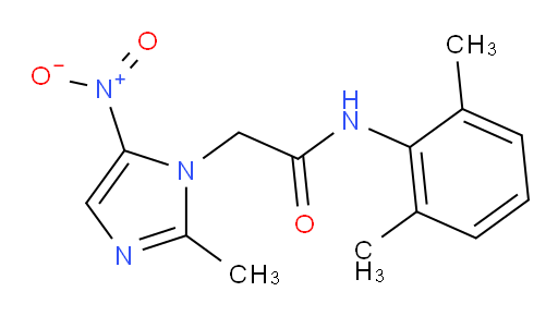 N-(2,6-dimethylphenyl)-2-(2-methyl-5-nitro-1H-imidazol-1-yl)acetamide