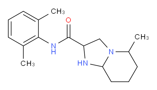 N-(2,6-dimethylphenyl)-5-methyloctahydroimidazo[1,2-a]pyridine-2-carboxamide