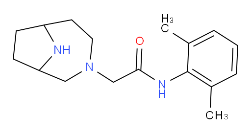2-(3,9-diazabicyclo[4.2.1]nonan-3-yl)-N-(2,6-dimethylphenyl)acetamide