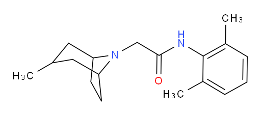 N-(2,6-dimethylphenyl)-2-(3-methyl-8-azabicyclo[3.2.1]octan-8-yl)acetamide
