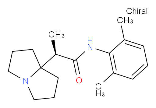 (R)-N-(2,6-dimethylphenyl)-2-(hexahydro-1H-pyrrolizin-7a-yl)propanamide