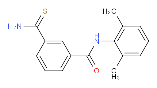 3-carbamothioyl-N-(2,6-dimethylphenyl)benzamide